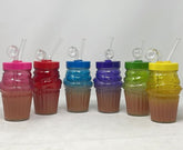 Cupcake Shape 3Pcs Color Dab Oil Rig